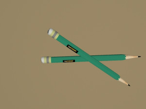 pencils 3D मॉडल