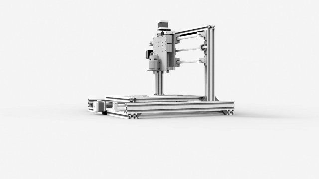 prototype cnc router small budget 3D मॉडल .c4d .max .obj .3ds .fbx .stl .blend 