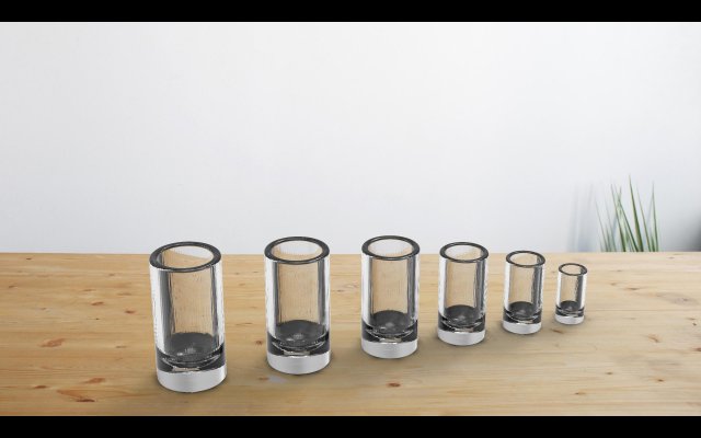 glass set 3D मॉडल .c4d .max .obj .3ds .fbx .stl .blend 