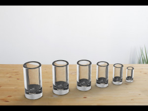 glass set 3D मॉडल