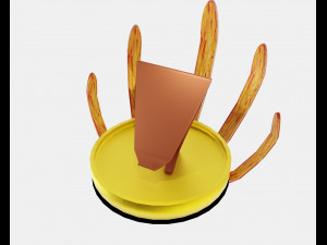 3d rendering background display for product and miniature Modelo 3D
