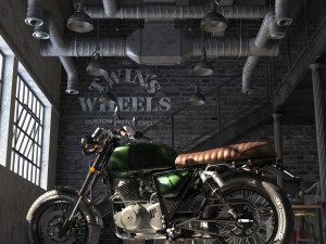 motorcycle 7 250cc 3D Model