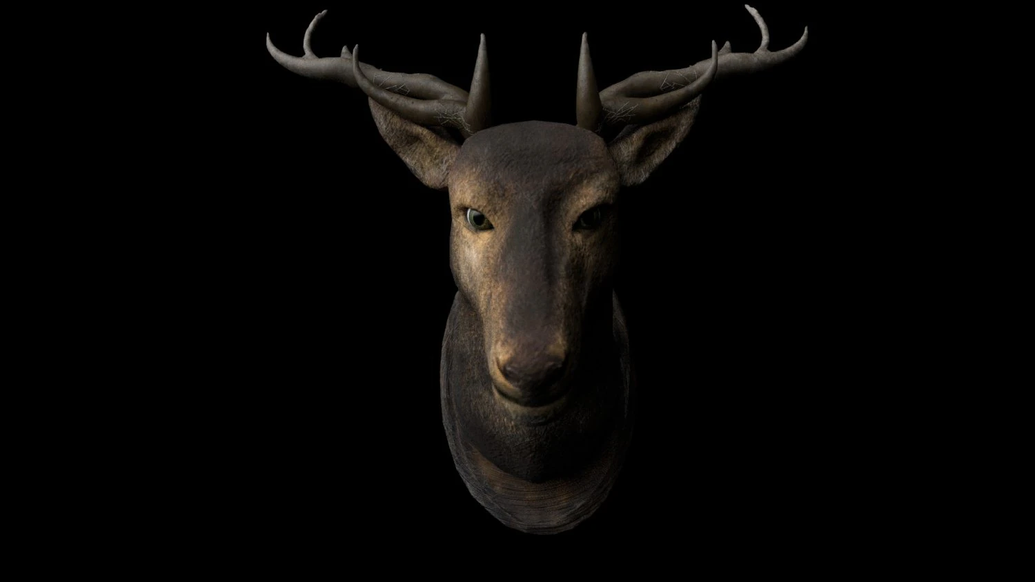 3d deer head model low-poly 3D Model .c4d .max .obj .3ds .fbx .stl .blend