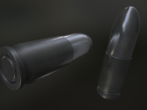 bullet perfect low-poly  3D Model