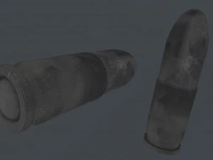 bullet perfect low-poly 3D Model
