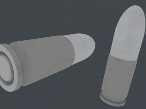 bullet perfect low-poly 3D Model
