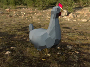 курка 3D Модель