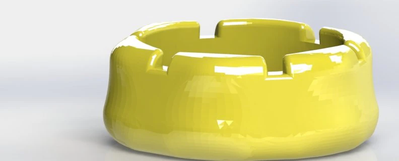 ashtray 3D Print Model .c4d .max .obj .3ds .fbx .stl .blend 