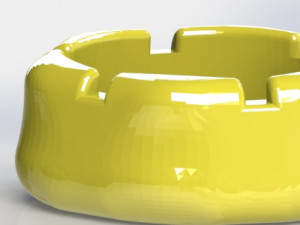 ashtray 3Dプリントモデル
