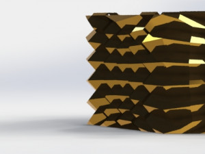 hexa planter Modelo de Impressão 3D