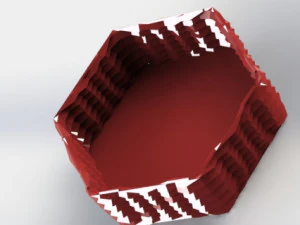 hexa planter 3D Print Model