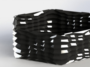 hexa planter Modelo de Impressão 3D