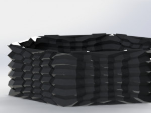 hexa planter Modelo de Impressão 3D