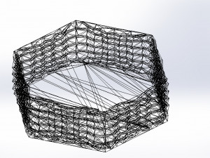 hexa planter Modelo de Impressão 3D