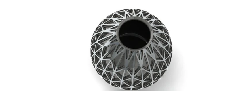 modern planter 3D Print Model .c4d .max .obj .3ds .fbx .stl .blend 
