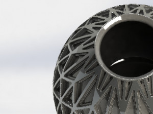 modern planter Model do druku 3D