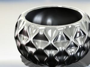 2 new 3d printable planters Model Cetak 3D