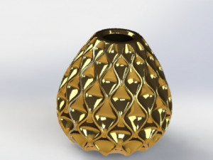 2 new 3d printable planters Model Cetak 3D