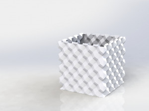 geometric planter 3D Print Model