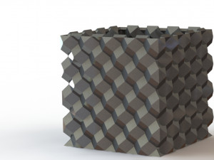 geometric planter 3D Print Model