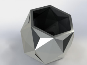 geometric planter Modello di stampa 3D