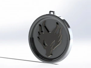 wisiorek ze smokiem Model do druku 3D