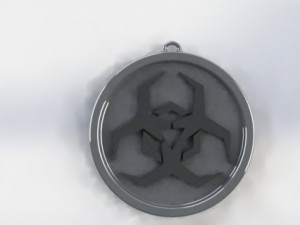 biohazard symbol Model do druku 3D