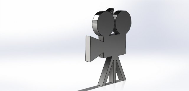 antique camera pendant 3D Print Model .c4d .max .obj .3ds .fbx .stl .blend 