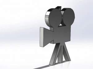 골동품 카메라 펜던트 3D 프린트 모델