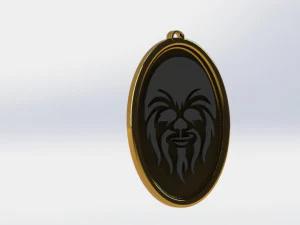 chubaka pendant 3D Print Model