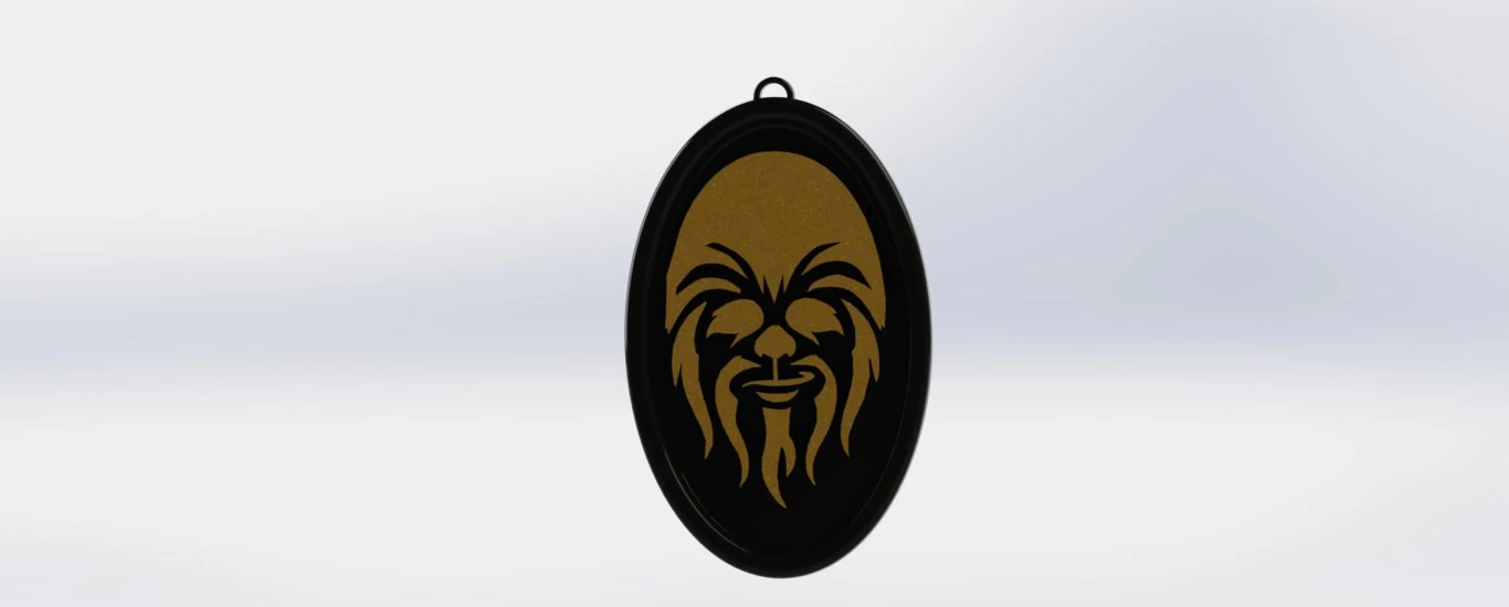 chubaka pendant 3D Print Model .c4d .max .obj .3ds .fbx .stl .blend 
