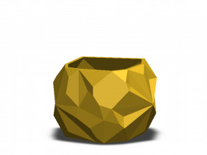 geometric pot Model do druku 3D