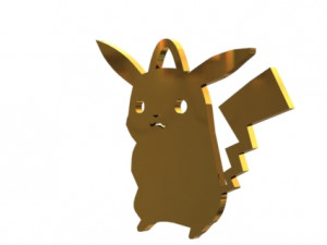 pikachu pendant 3D Print Model