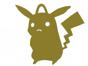pikachu pendant 3D 打印模型