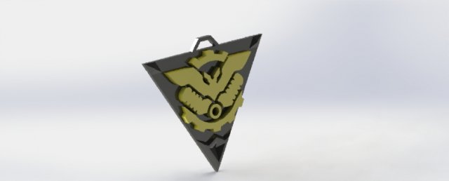 cyberpunk pendant 3D Print Model .c4d .max .obj .3ds .fbx .stl .blend 