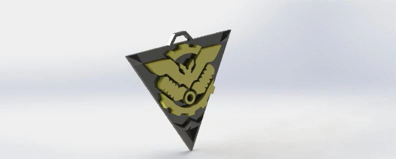 cyberpunk pendant 3D Print Model .c4d .max .obj .3ds .fbx .stl .blend