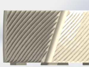 cubic textered planter Model Cetak 3D