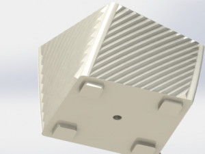 cubic textered planter Model Cetak 3D