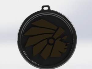 chief pendant Model do druku 3D