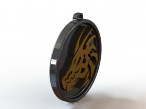 dragon head pendant 3D Print Model
