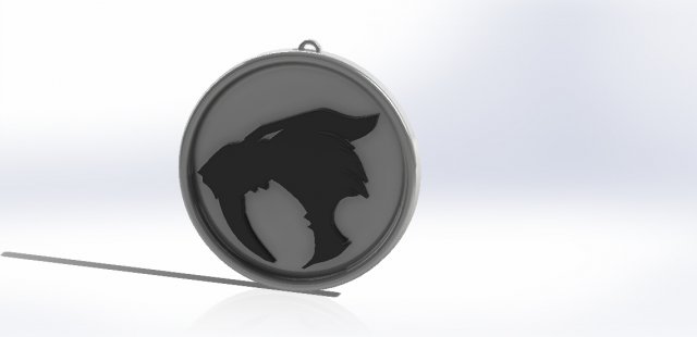 tiger pendant 3D Print Model .c4d .max .obj .3ds .fbx .stl .blend