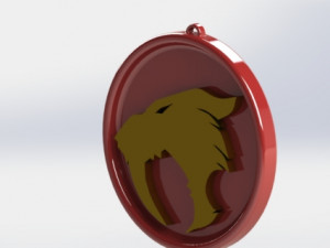 tiger pendant 3D Print Model