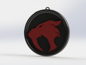 tiger pendant 3D Print Model