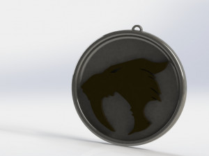 tiger pendant 3D Print Model