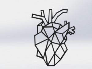 wall line art Modelo de Impressão 3D