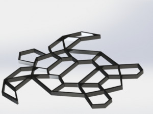 wall line art Modelo de Impressão 3D