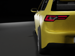 vw golf 2020 3D Модель