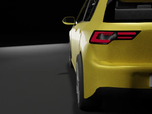 vw golf 2020 3D Model