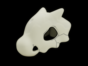 pokemon cubone skull 3D Model