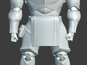 alphose elric armor full metal alchemist Modello 3D